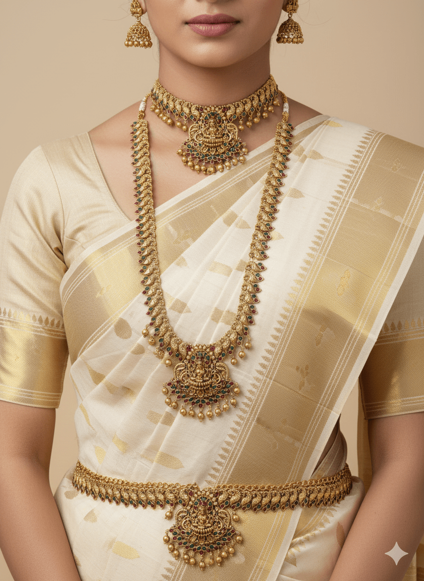Swarna Mangalyam bridal set - ROYAL MIRAR