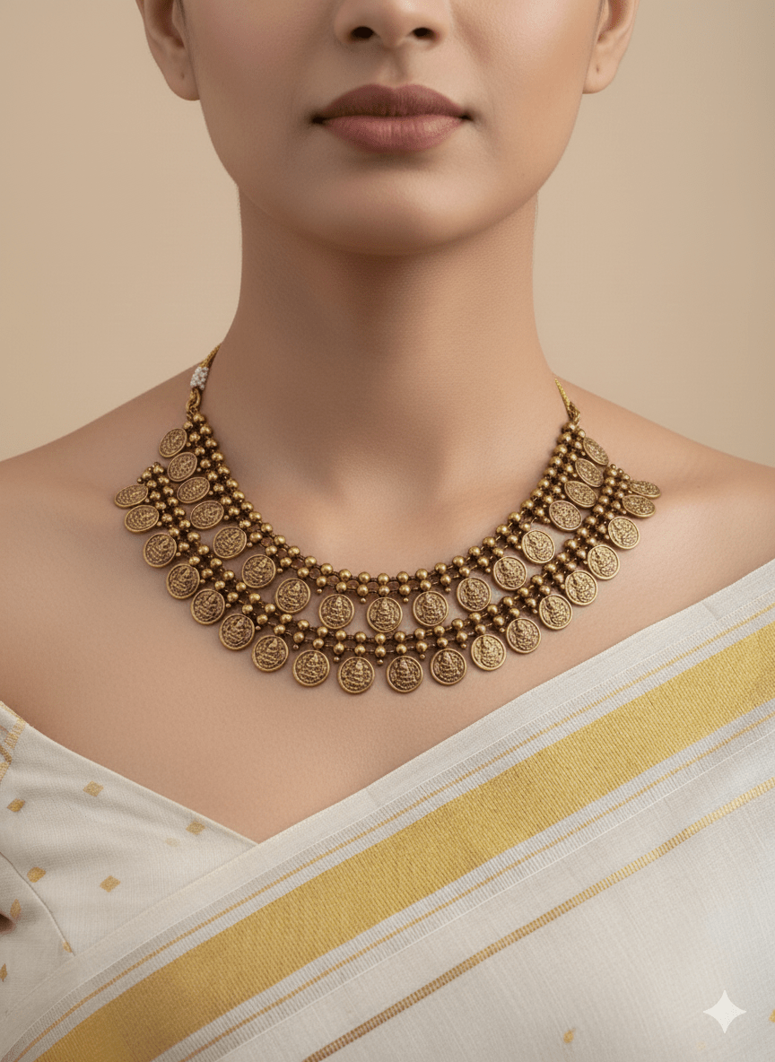Two layer coin necklace - ROYAL MIRAR