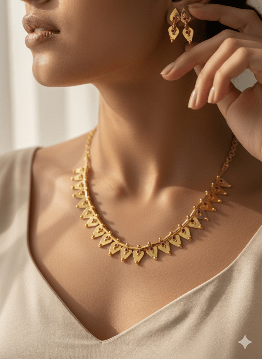 Luxury ela thali neck set - ROYAL MIRAR